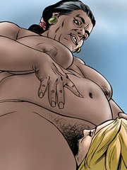 Zanzibar slave market. white slavegirl to her oriental mistress and master. eu innocencius