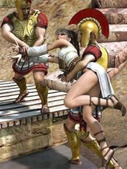Princess captured rimlyanskie warriors and sent into slavery