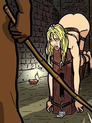 Sold on the slave market white girls are nothing but pretty fuck toys for perverted arabian lord.