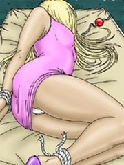 This is our new slave for tonight, captain!