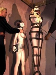 New blonde salve girl gets her whole body tied!