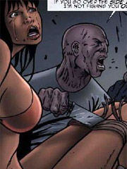 The negro in love with a girl in the chest and never let it not