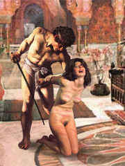 White slaves at the oriental east get spanked hard!